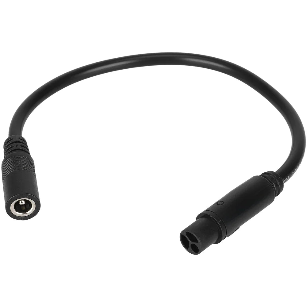DC2.1 to Hollow Head Adapter Cable for Scooter Power Connection with Abrasion Resistant Metal Construction and Rubber Jacket Oasis Select A