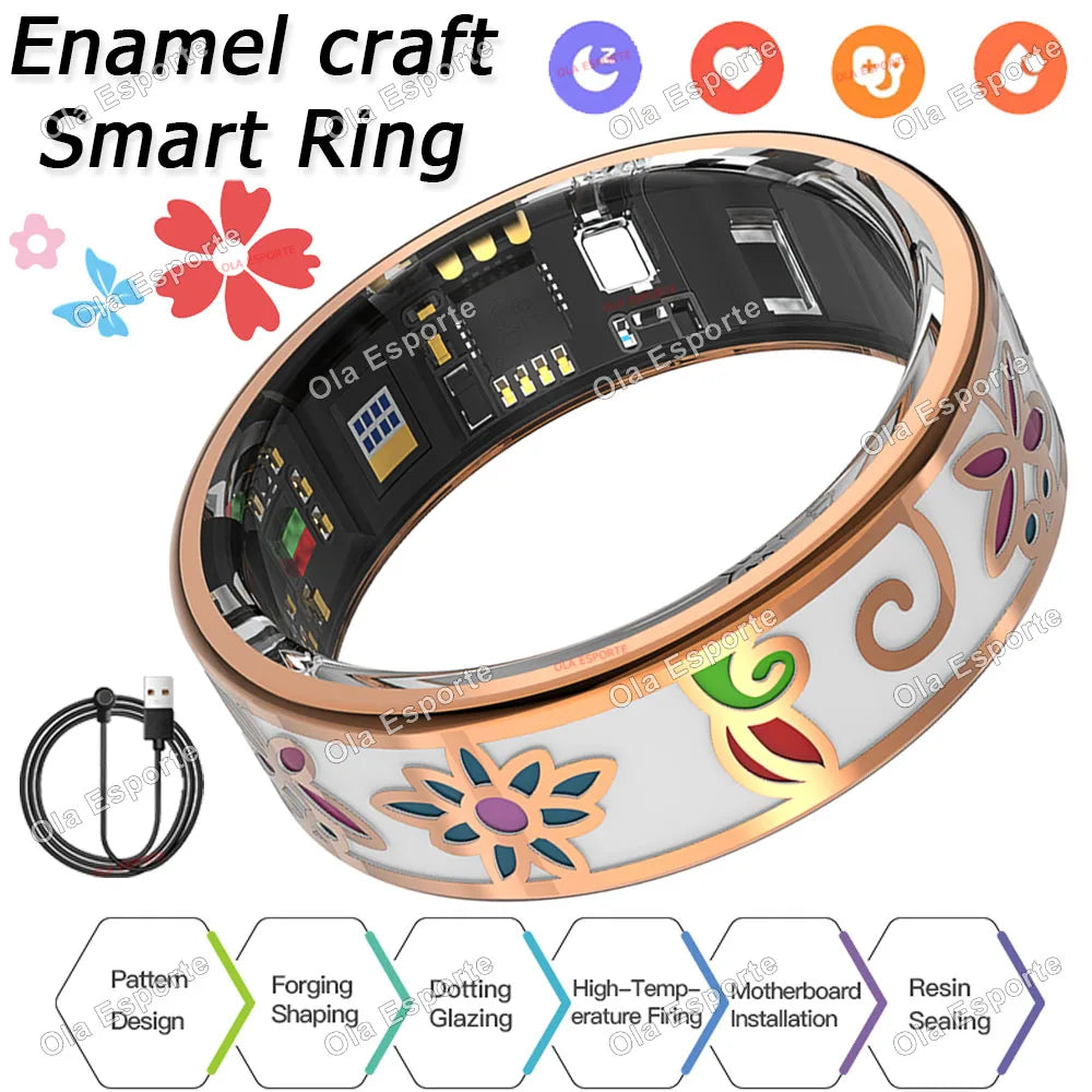 Smart Health Ring – Heart Rate, Sleep & SpO2 Monitor
