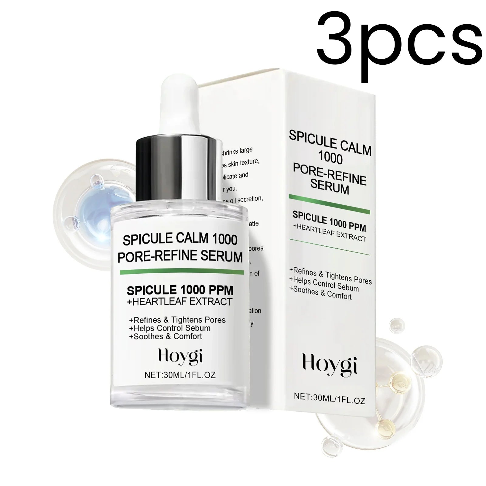 Hoygi Pore Refining Serum – Oil Control & Moisturizing 30ml Pore Refining Serum Oasis Select 3pcs