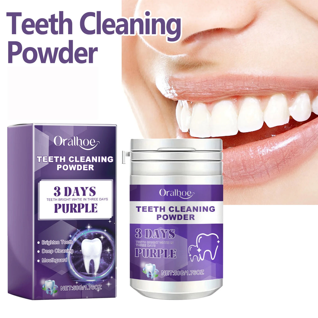 Teeth Whitening Powder Dental Plaque Satin Removal Teeth Bleaching Protect Gum Improve Bad Breath Oral Hygiene Care Product Oasis Select
