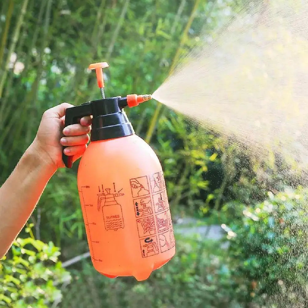 0.8/1.5/2/3L Garden Pressure Sprayer Portable Hand Pump Sprayer Watering Can with Adjust Nozzle for Garden Lawn, 2 Spray Mode Oasis Select