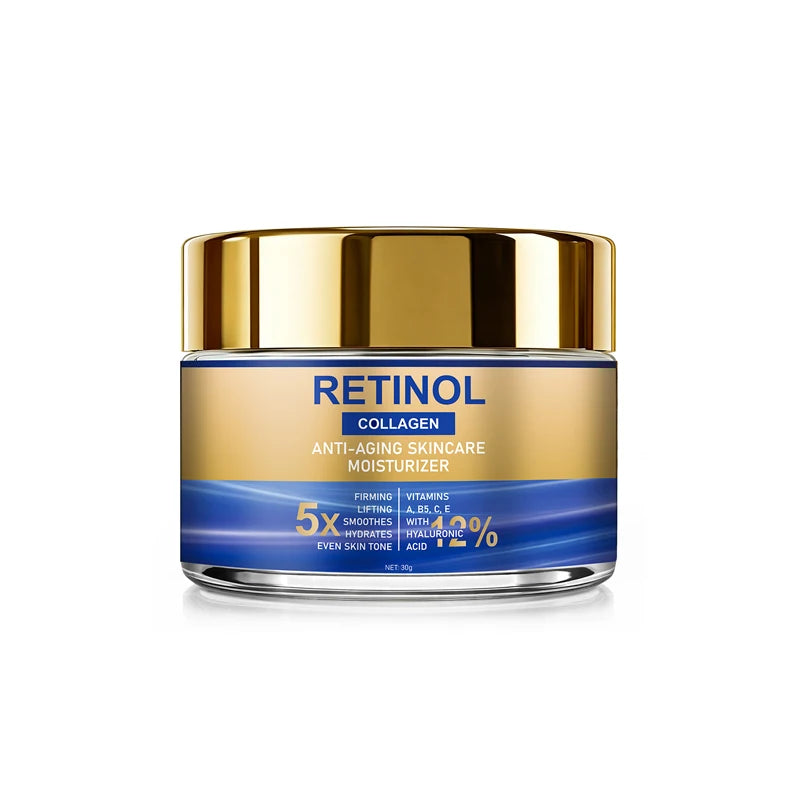 Retinol Face Cream – Collagen & Hyaluronic Acid Moisturizer