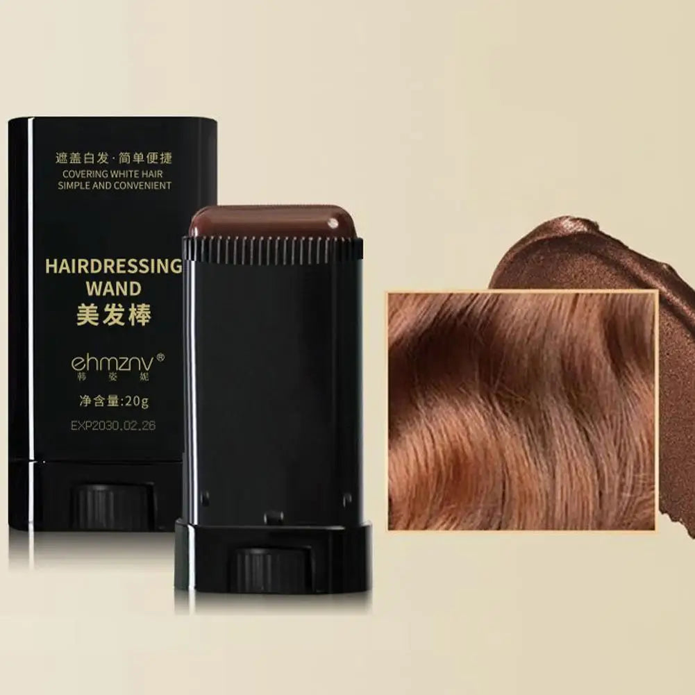 2-in-1 Instant Comb Hair Dye, Touch up Comb, Waterproof Sweat proof Hair Dye Comb for Gray Hair Coverage Beard Hair Color Stick Oasis Select coffee