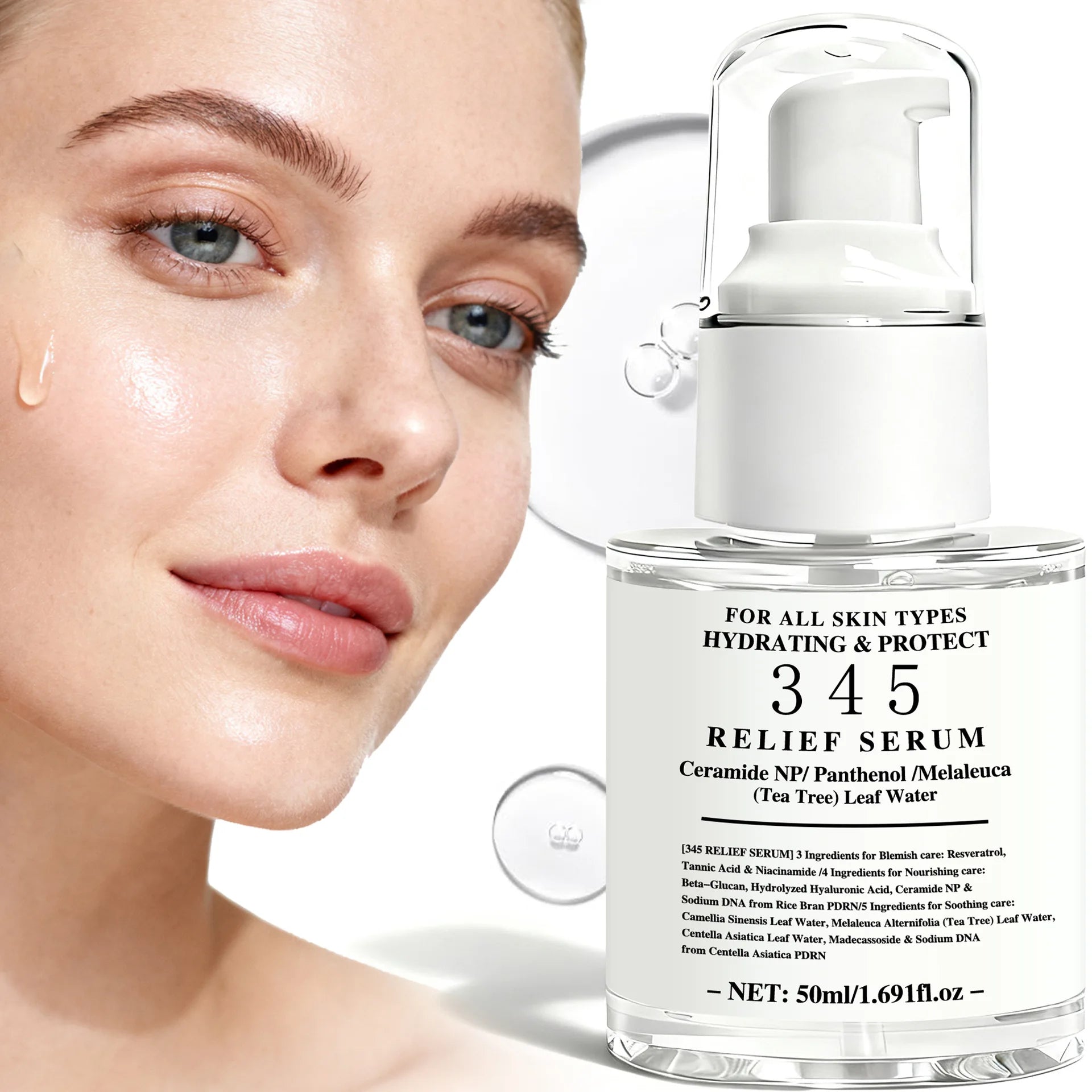 Hydrating Face Essence Serum – All Skin Types, 50ml Face Essence Serum Oasis Select 50ml