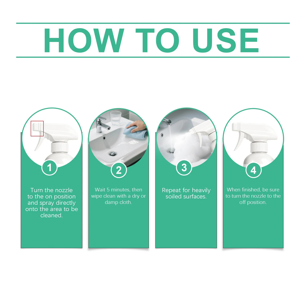 Jakehoe Multifunction Bathroom Cleaner Easily Stain And Limescale Removal Long Last Fragrance Glass Shower Room Stain Cleaner Oasis Select