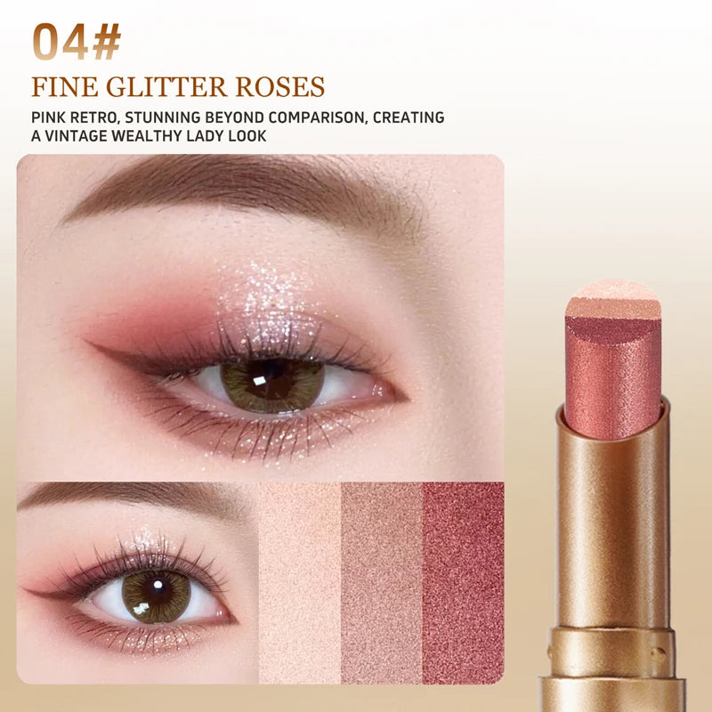 OCHEAL 3-in-1 Waterproof Eyeshadow Stick – Matte & Shimmer