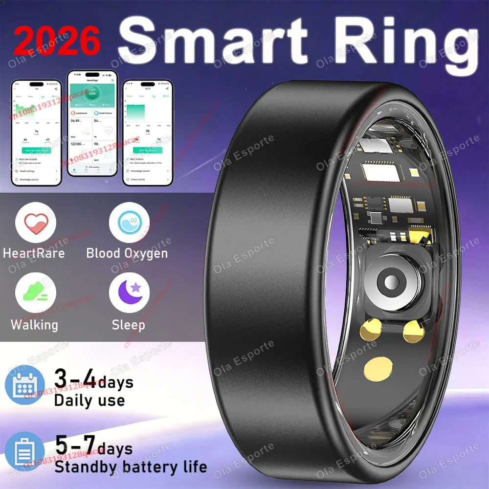 Ola Esporte Smart Ring – Heart Rate, Sleep & SpO₂ Tracker