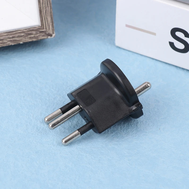 1Pc Plug Travel Adapter Europe German TO Swiss Plugs 10A 250V Power Plug EU To Switzerland Electrical Plug Adapter Oasis Select