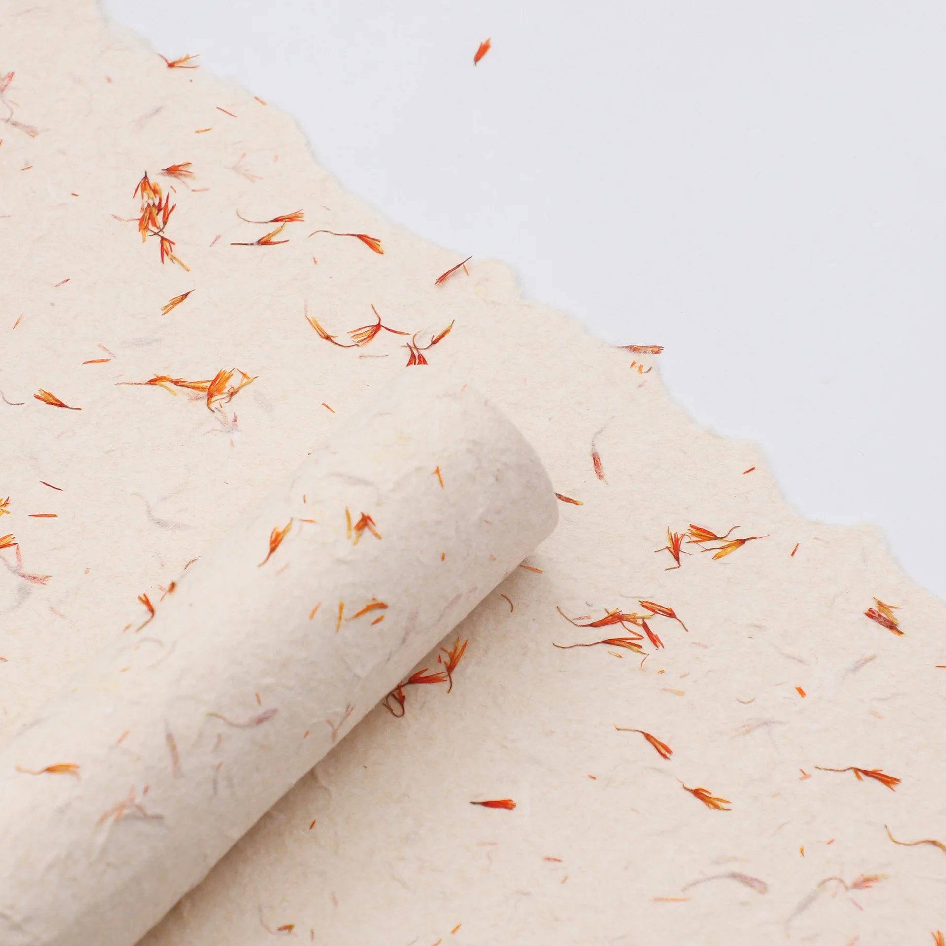4 Pieces 50 X 70cm Mother's Day Petals Dongba Paper Handmade Retro Texture Packaging Papers Flower Bouquet DIY Packaging Oasis Select Beige