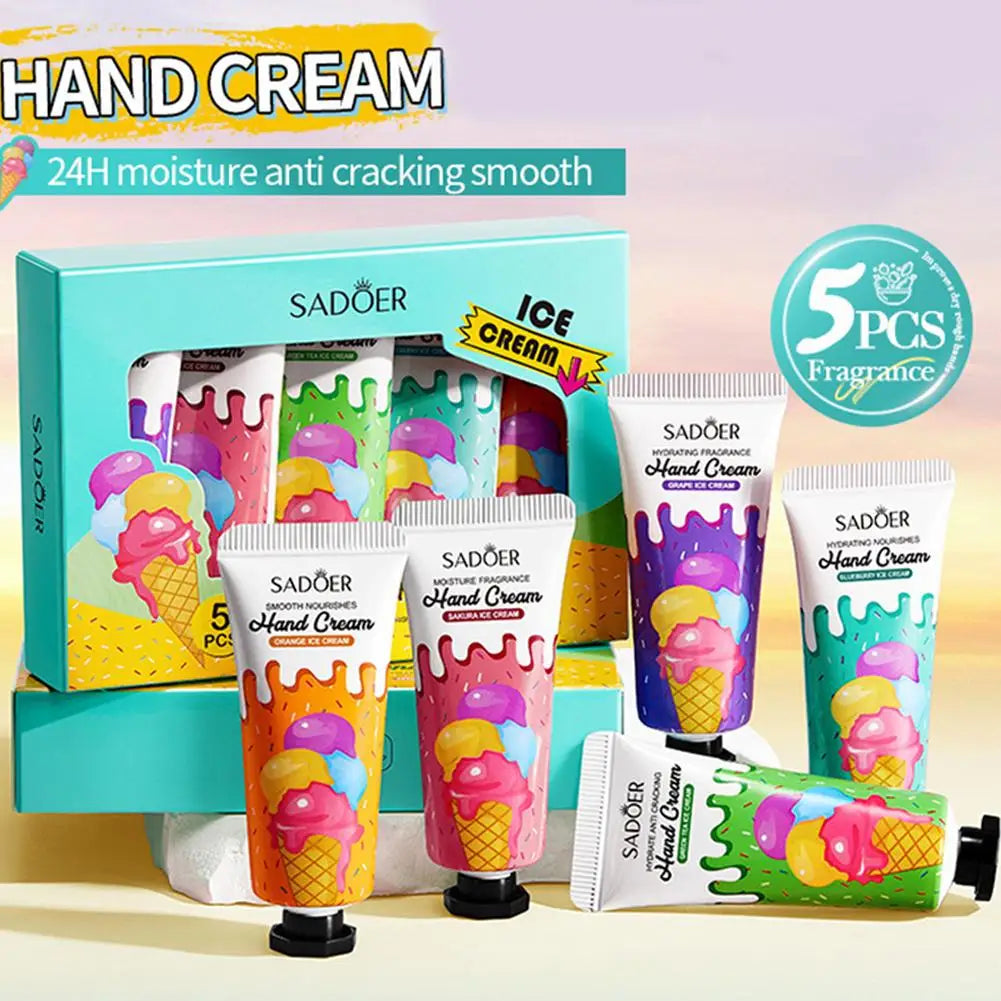 Christmas Hand Cream Gift Set – Deep Moisturizing 1/5pcs Moisturizing Hand Cream Oasis Select