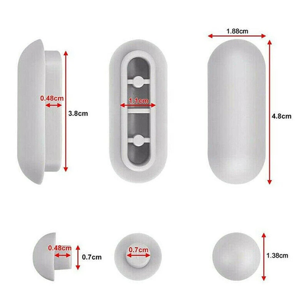 12pcs Shock-Proof Buffers Toilet Lid Accessories Toilet Lid Replacement Pads Toliet Seat Cushion Parts Bathroom Toliet Accessory Oasis Select