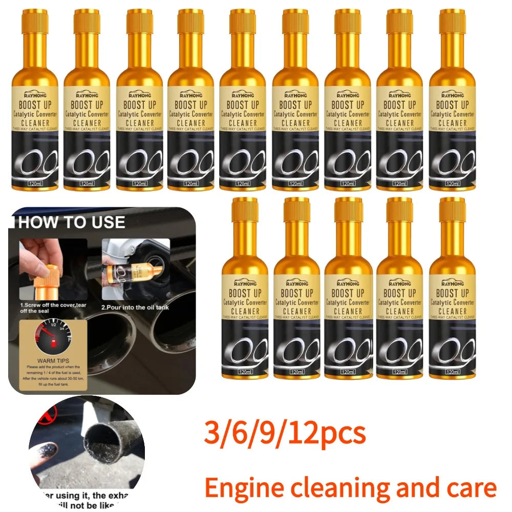 3-12Pcs Promotion Car Catalytic Converter Cleaners To Automobile Engine CSV Clean Accelerators Catalysts Easy Cleaner Oasis Select