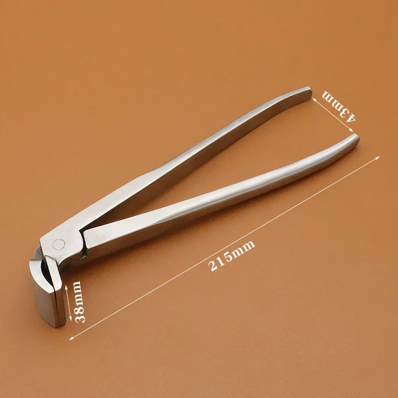 JUSTINLAU Handmade Leather Pliers Stainless Steel Labor Saving Leather Pliers Leather Making Trimming and Shaping Tool Set Oasis Select elbow