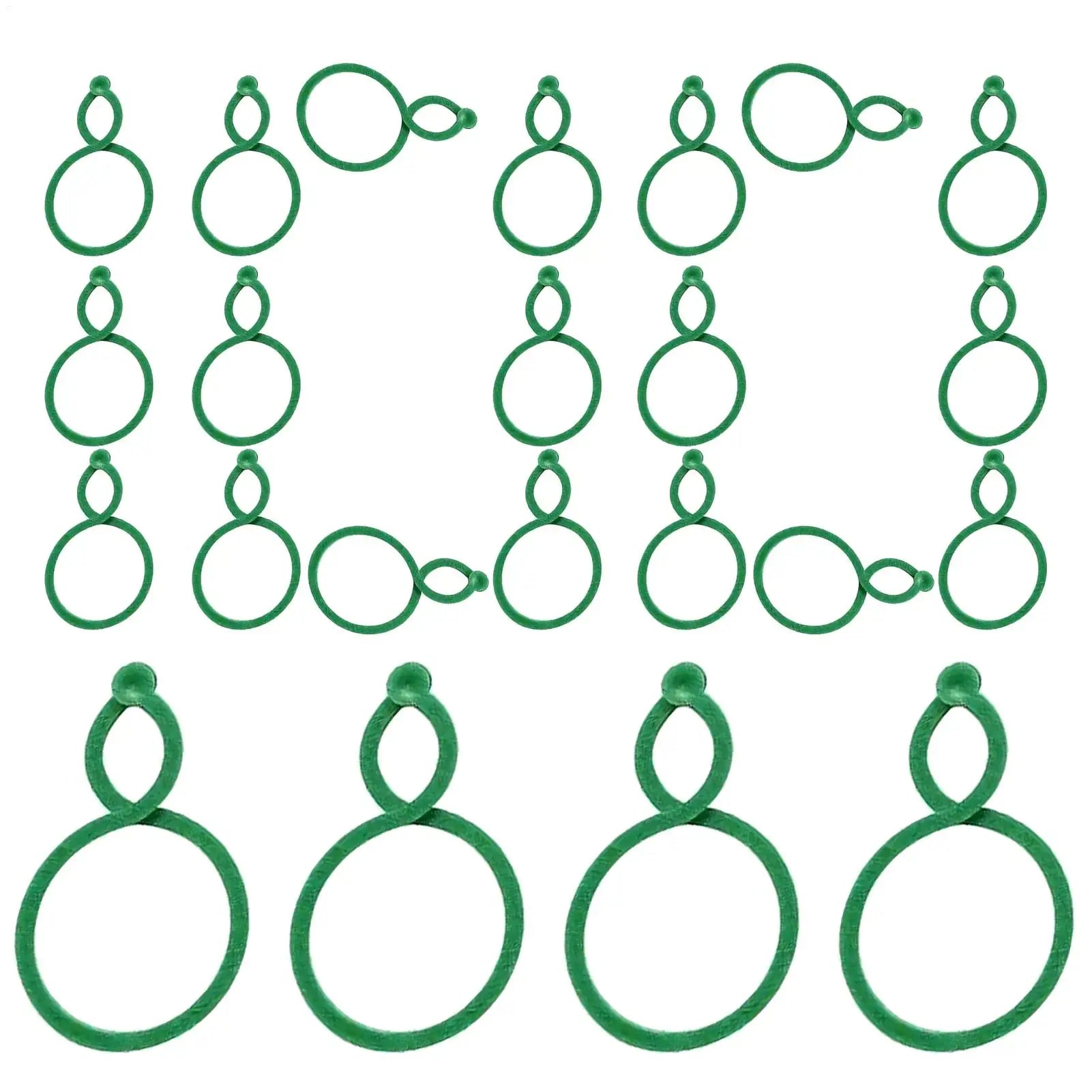 Vine Clips 100 Pieces Reusable Secure Flexible Plant Fixer Garden Plant Fixing Clips for Grape Fruits Flowers Indoor Outdoor