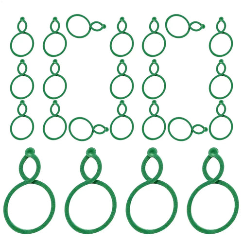 Vine Clips 100 Pieces Reusable Secure Flexible Plant Fixer Garden Plant Fixing Clips for Grape Fruits Flowers Indoor Outdoor Oasis Select