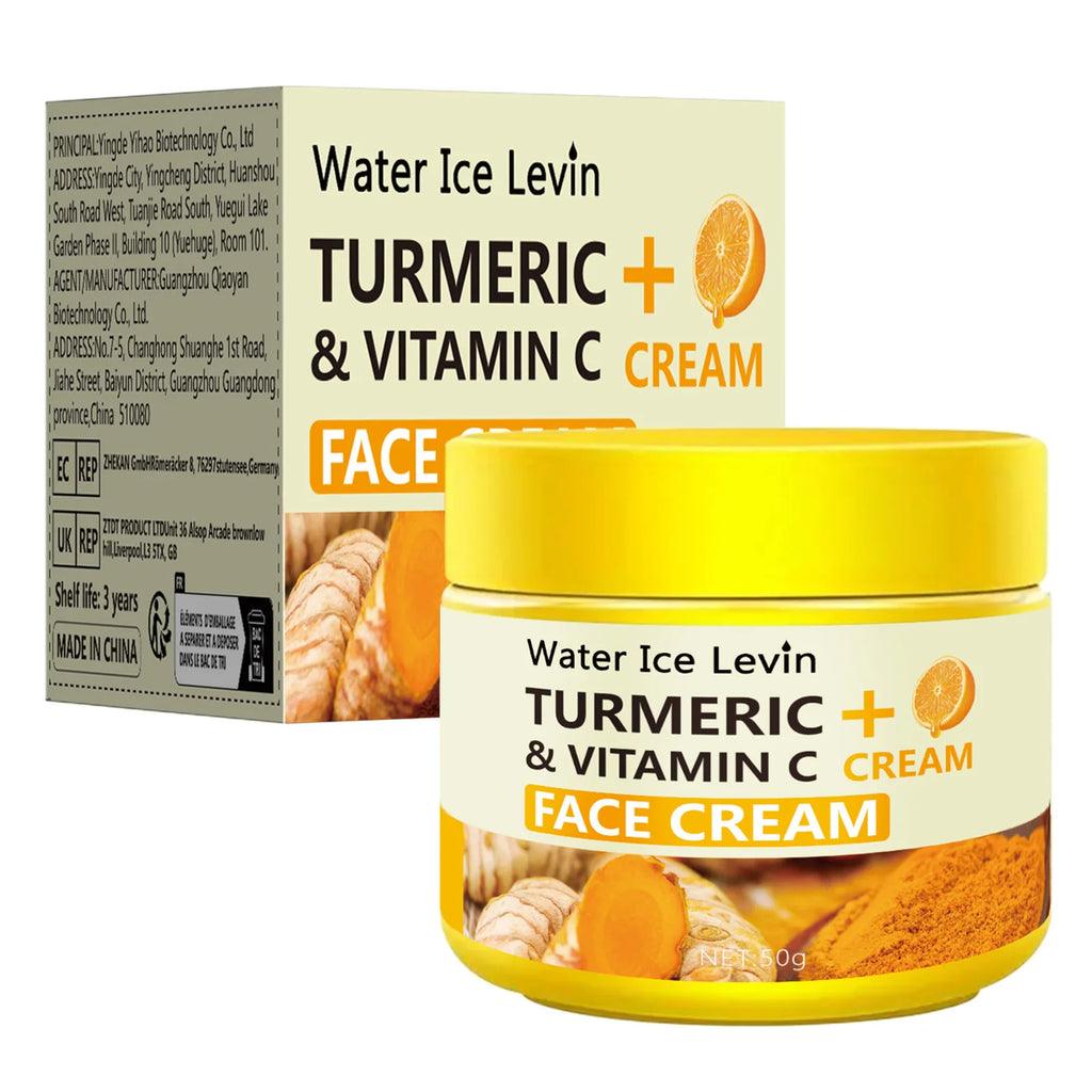 Turmeric & Vitamin C Cream – Brightening Face Moisturizer Face Moisturizing Cream Oasis Select One Box 50g