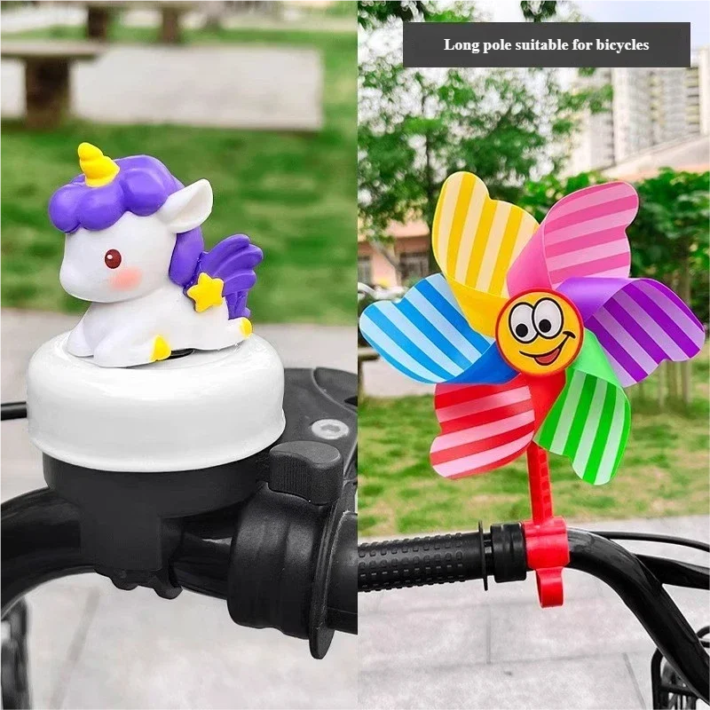 Unicorn children's bicycle bell super loud universal cute cartoon balance bike bicycle skateboard horn super loud Oasis Select 6