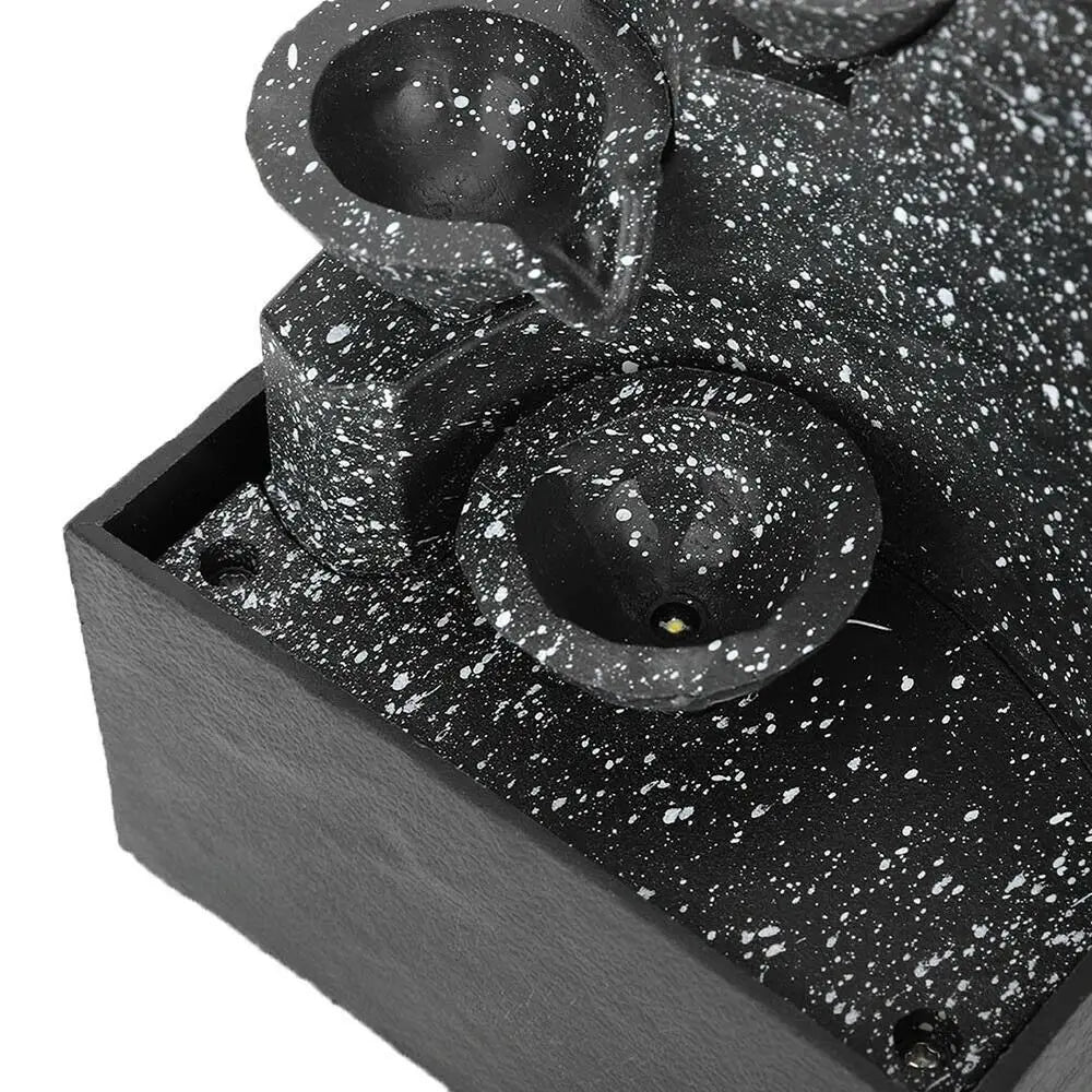 Creative Exquisite Tabletop Fountain Plastic Realistic Tabletop Waterfall Relaxation Mini Fountain Desktop Oasis Select