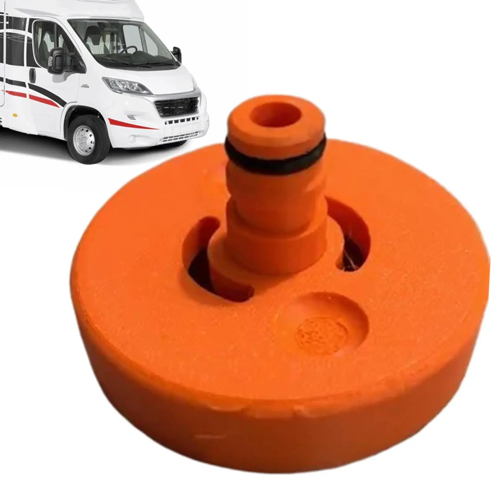 RV Water Tank Filler Adapter Rv Fresh Water Inlet Leak Proof Water Tank Replacement Adapter Filler Hatch Cap for Trailer Outdoor Oasis Select