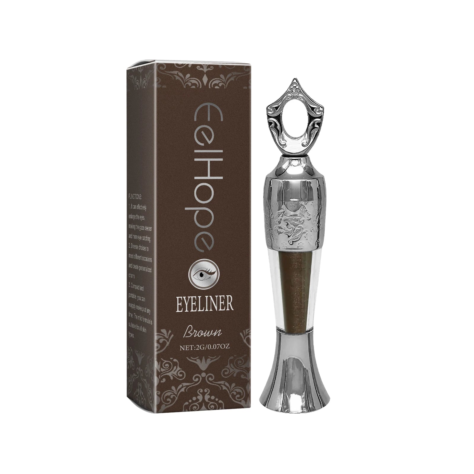Magnifying Charm Colored Eyeliner Pen: Antioxidant Enhances Skin Barrier Strengthens Skin Resistance Reduces Eye Irritation Oasis Select Brown Boxed
