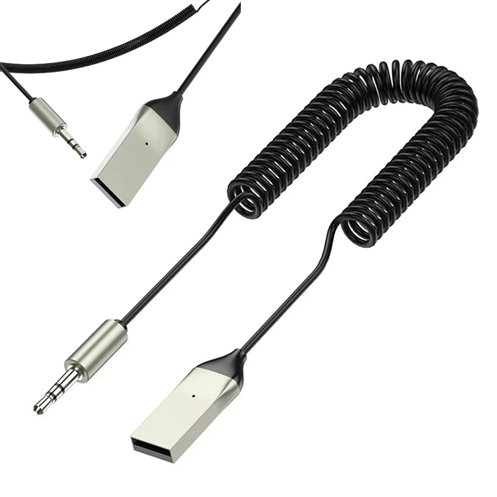 2-in-1 Bluetooth 5.0 AUX Adapter – Transmitter & Receiver