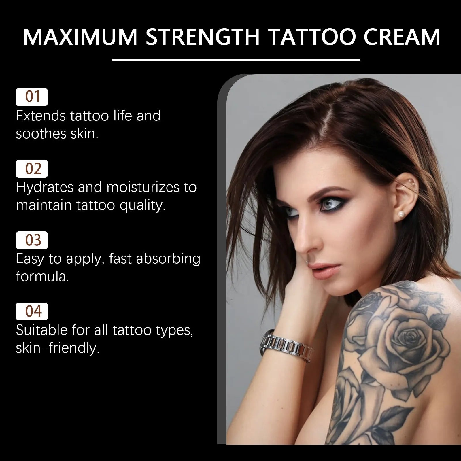 Oceaura Body Brightening Tattoo Cream Soothing Pain Protect Skin Reduce Wear Increase Brightness Epidermis Tattoo Moisturize Gel Oasis Select