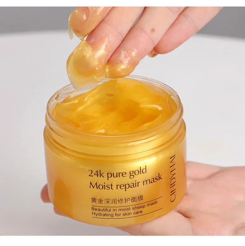 24K Gold Sleeping Mask – Hyaluronic Acid Anti-Aging Night Mask Sleeping Face Mask Oasis Select