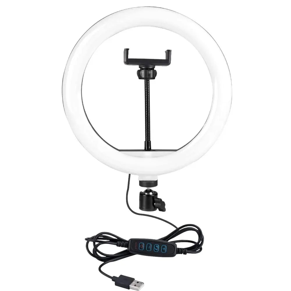 VeFly 10-Inch LED Ring Light | Bi-Color USB Selfie & Streaming