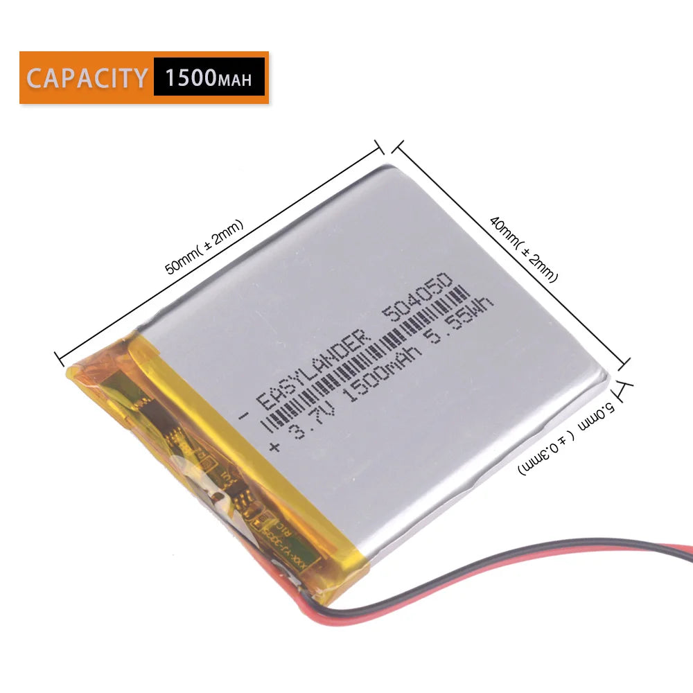 304050 404050 504050 3.7V 800~2400mAh 604050 704050 804050 904050 104050 Batteries Rechargeable Lithium Li-ion Polymer Battery Oasis Select