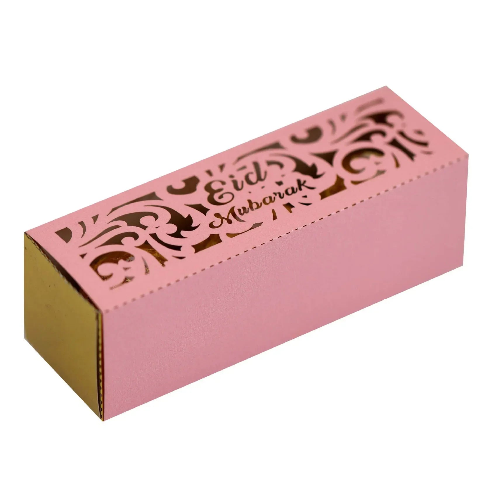 10Pcs EID Mubarak Candy Box Ramadan Kareem Candy Cookie Packing Box Muslim Islamic Festival Party Decoration Supplies Oasis Select Pink 10pcs 12x4x4cm