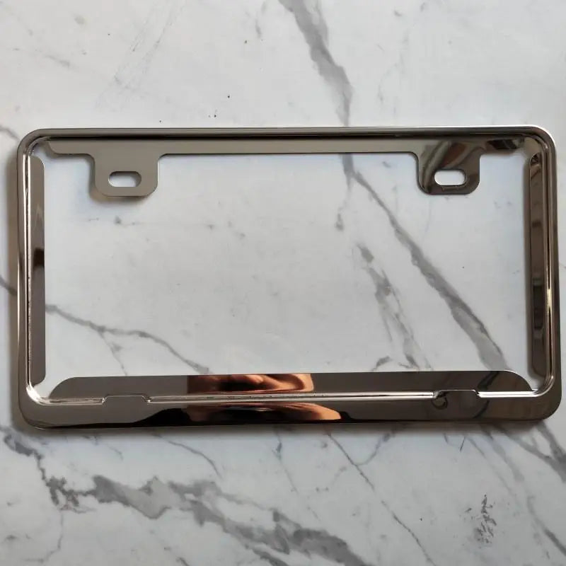 1/2PCS License Plate Frame Stainless Steel Car License Plate Cover Car Accessory For Japanese Standard License Plate Oasis Select 2PCS A