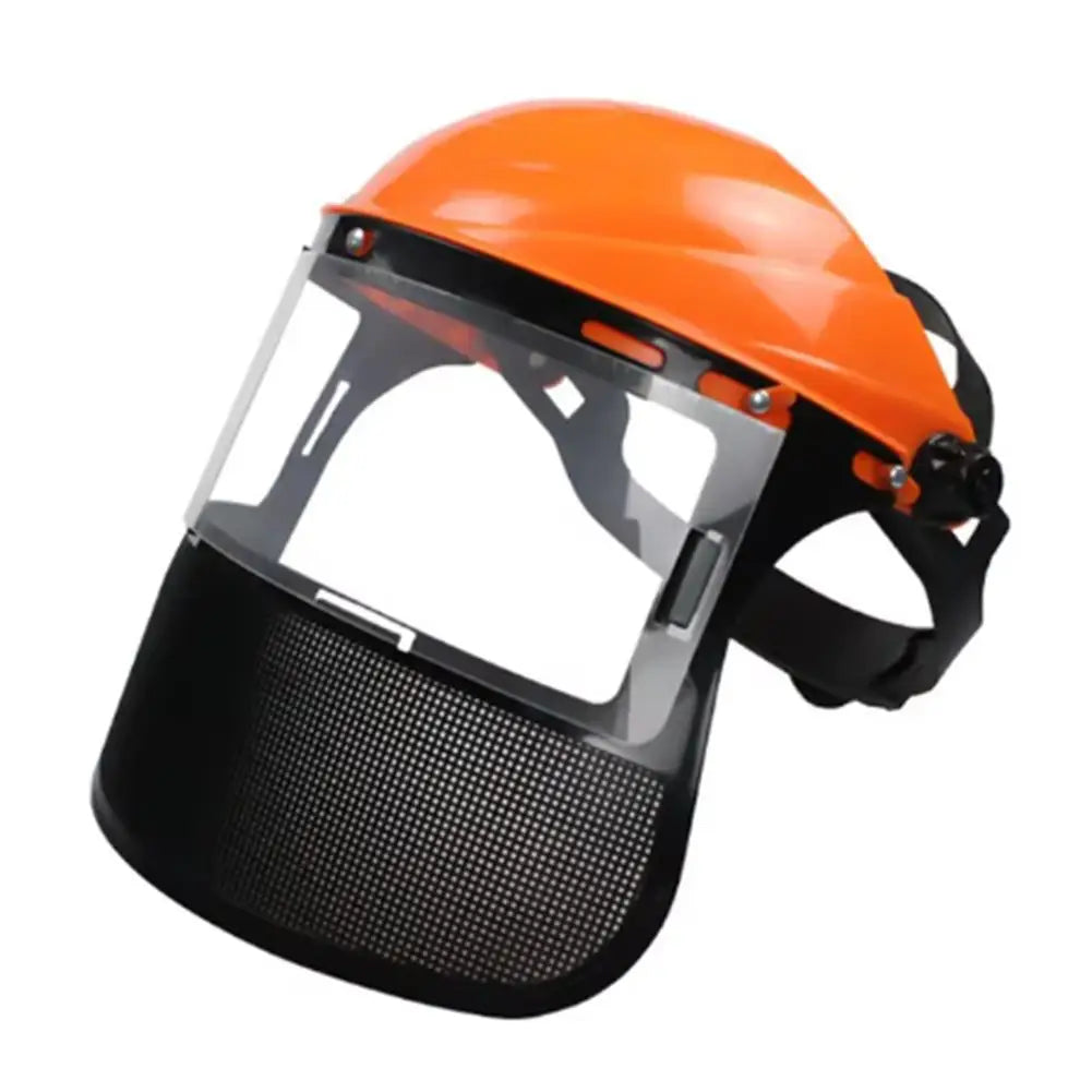 Garden Safety Helmet – Iron Mesh Face Mask for Lawn Mowing