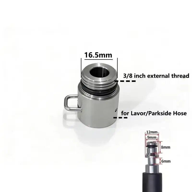 1Pcs External Thread Connect Cleaning Nozzle Tips 1/4 3/8 Inch Pressure Washer Adapter K Series For Karcher/Lavor Oasis Select A6