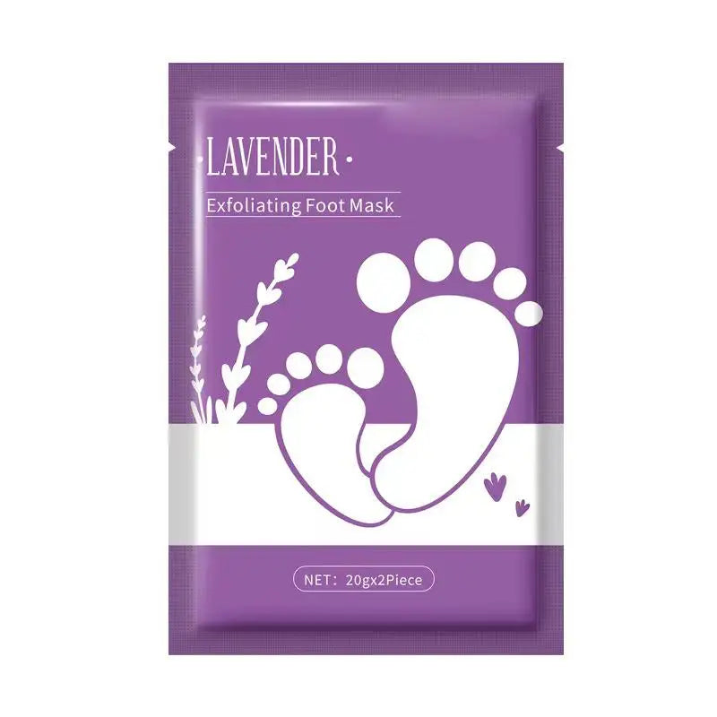 Lavender Exfoliating Foot Peel Mask – Moisturizing Pedicure Socks Foot Peel Mask Oasis Select 1 bag