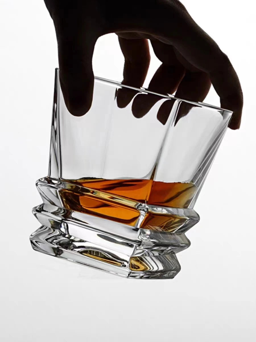 Whiskey Glass Cigar Holder Home Glass Bar Beer Glass Wine Glass European Creative Drinking Glasses Oasis Select
