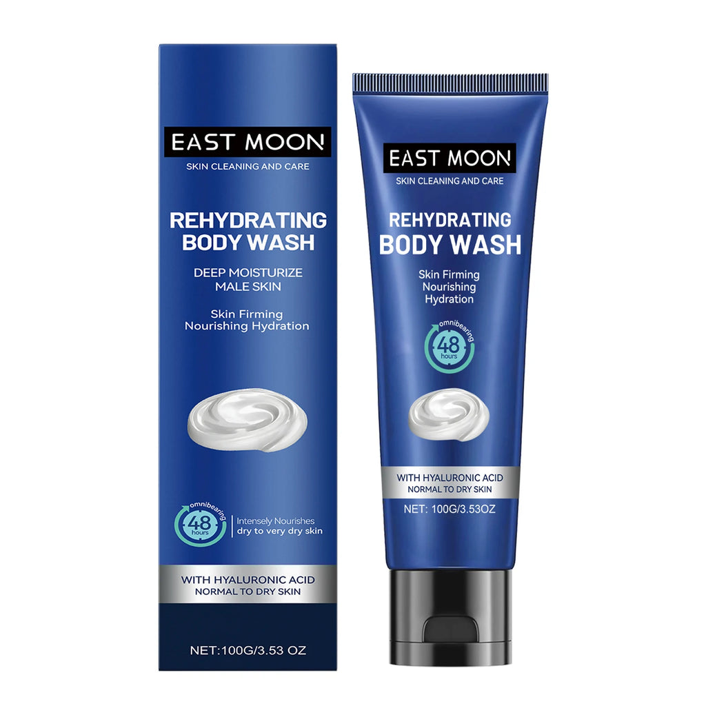 East Moon Hyaluronic Men's Shower Gel – Moisturizing Body Wash Men's Shower Gel Oasis Select 100g boxed Others