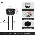 Universal Dual Flush Toilet Water Tank Button Round Valve Push Button Flush Toilet Seat Water Tank Valve Bathroom Parts Oasis Select M