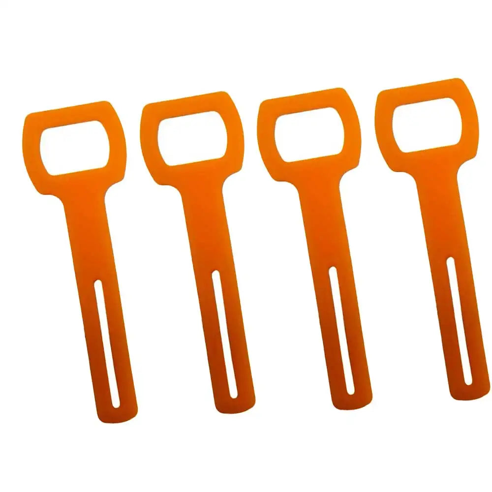 2/4 Pack Silicone Scuba Diving Regulator Mouthpiece Retainer Strap Wreck Diving 2nd Stage Octopus Regulator Holder Band Oasis Select Orange 4pcs