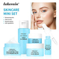 Mini Skincare Set Cream Serum Facial Cleanser Eye Cream Moisturizing Whitening Face Skin Care Travel Facial First Aid Set Oasis Select skincare mini set