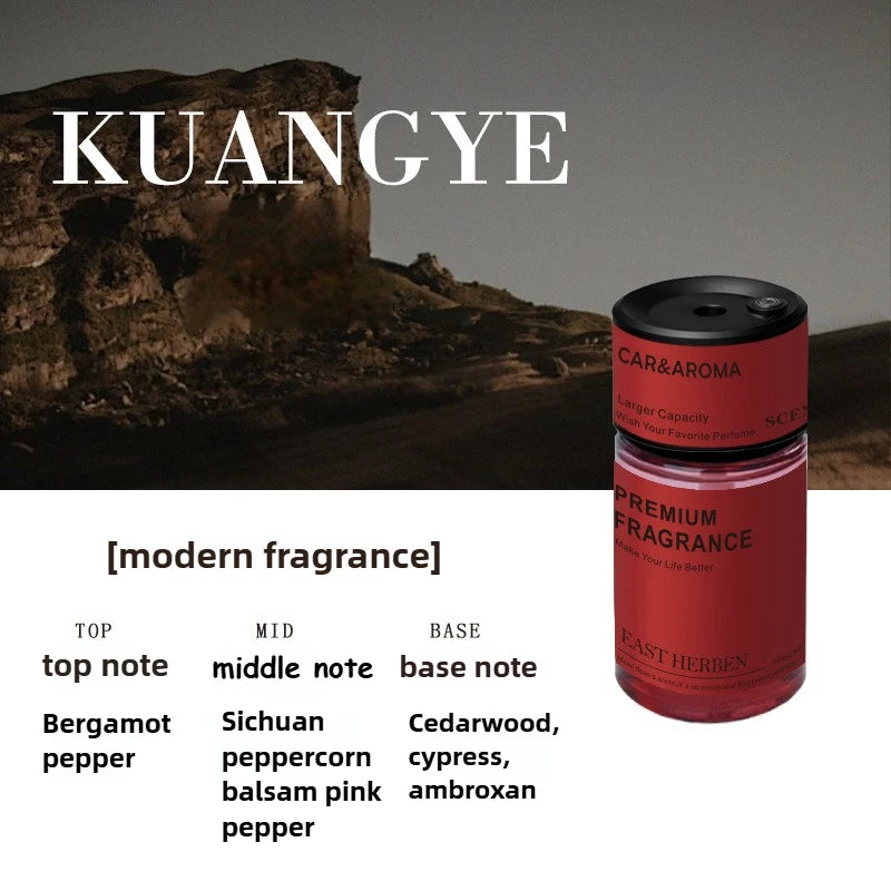 AI Intelligent Sensing Car Fragrance Diffuser USB Powered Atomizer Essential Oil Diffuser with Spraying Home Fragrance Fresh Air Oasis Select kuangye 160ml