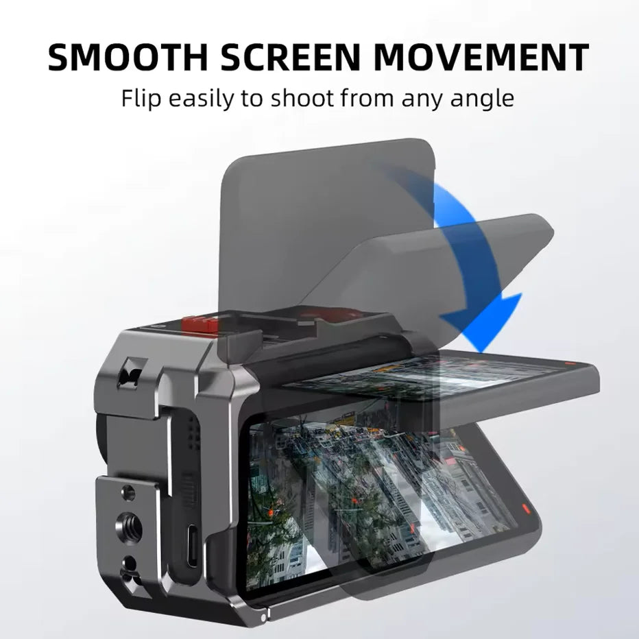 Flymile Metal Cage for Insta360 GO Ultra | Aluminum Alloy Frame