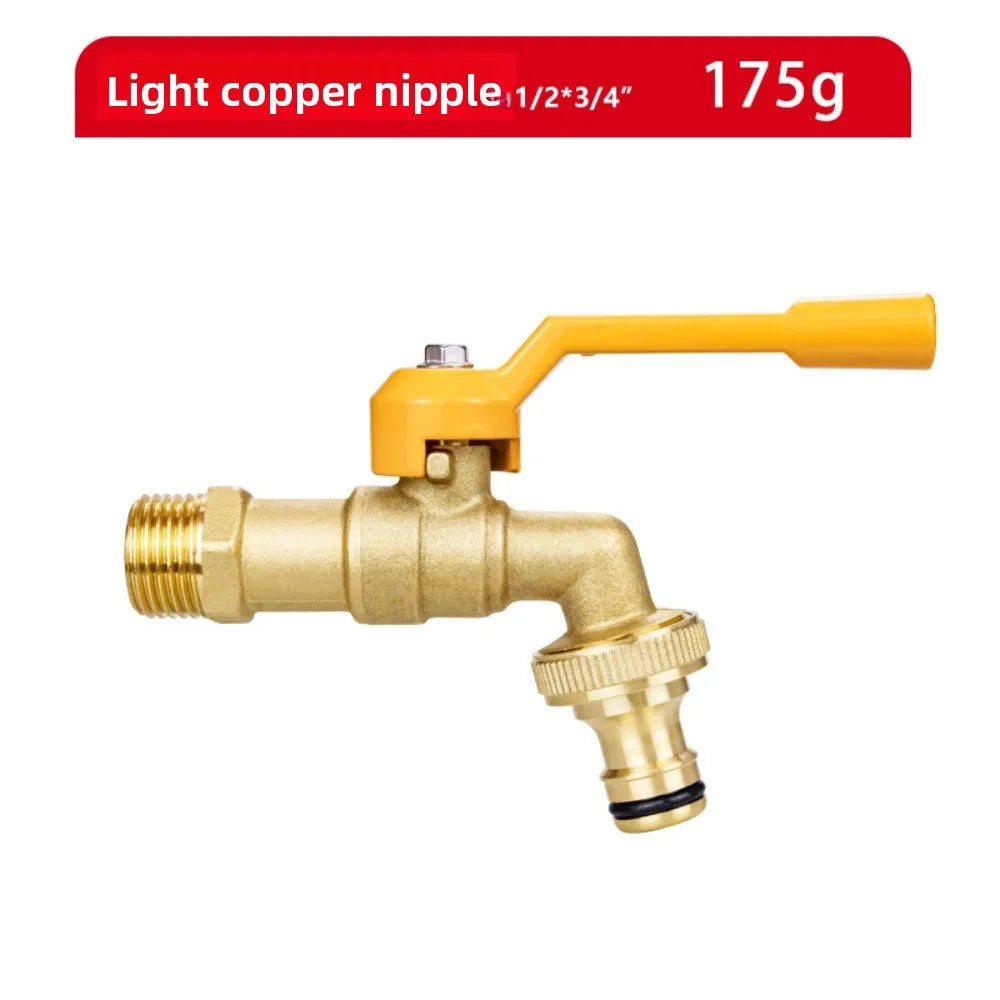 Brass Ball Valve for Water Tank Rain Barrel with Bulkhead Fitting 1/2in Female 3/4in Male Thread Quarter Turn Spigot Oasis Select B