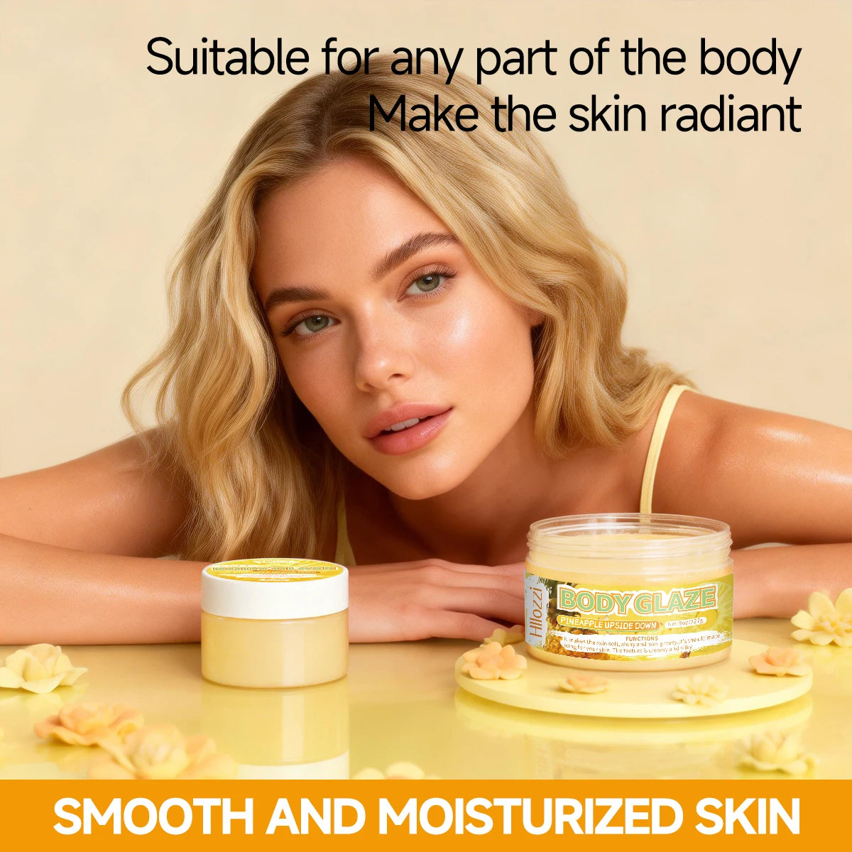 Body glaze moisturizes, protects, and repairs the skin Brighten and smooth the look of uneven complexion Oasis Select