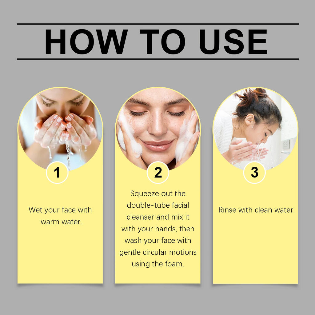 Amino Acid Cleanser Gently Cleansing Facial Skin Oil Control Clean Pores and Less Oil Moisturizing Nourishing Skin Care Cleanser Oasis Select