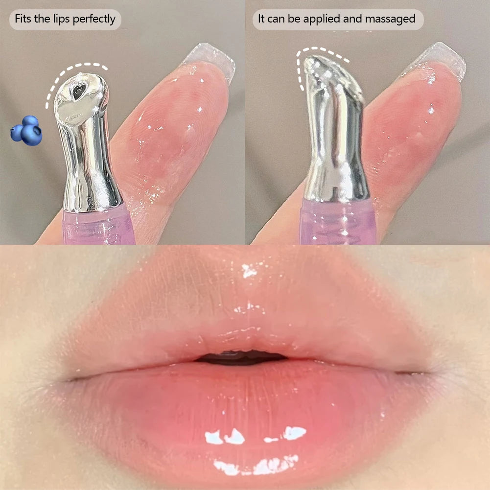 Hydrating Fruit Lip Oil Moisturising Non-sticky Plumping Grape Lip Gloss Honey Transparent Essence Lip Balm Cosmetics Care Oasis Select