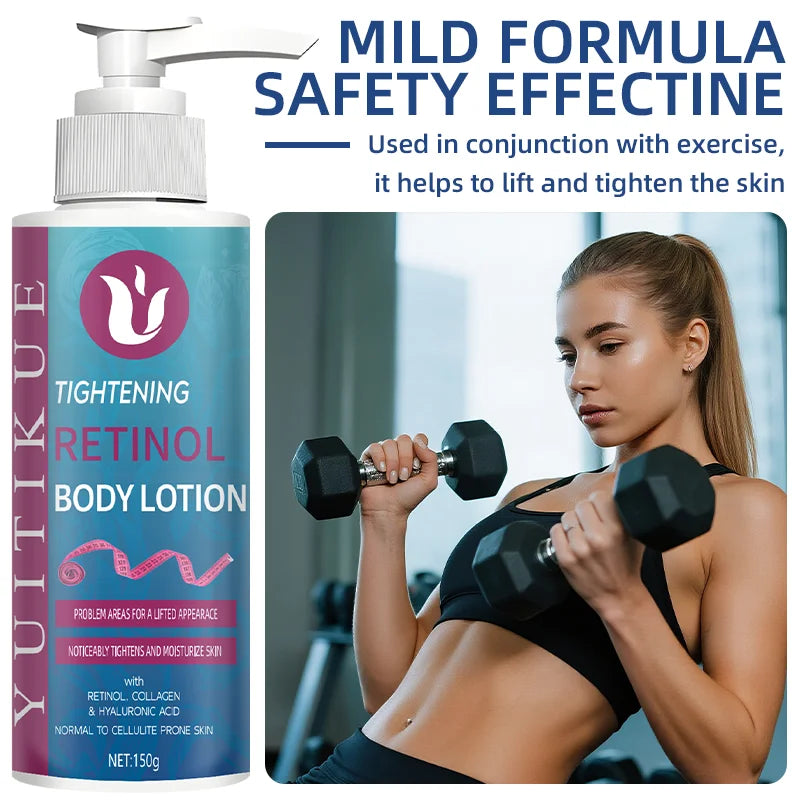YUITIKUE Retinol Body Lotion – Firming, Collagen & Hyaluronic Acid