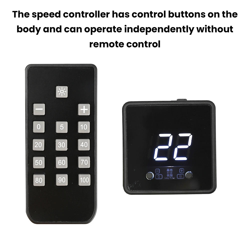 4Pin Fan PWM Speed Controller Digital Display Remote Control DC 24V 12V 5V Controller Gonvernor for DIY PC Cooling Oasis Select