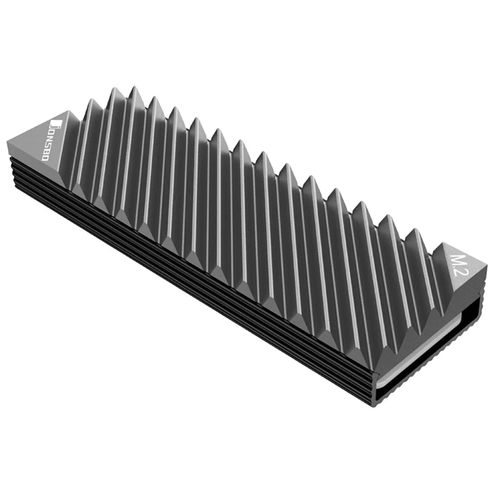 M.2 2280 NGFF/NVME SSD Heatsink Aluminum Heatsink with Silicone Thermal Pad Solid State Drive Radiator PC Accessories Oasis Select G Grey China Mainland