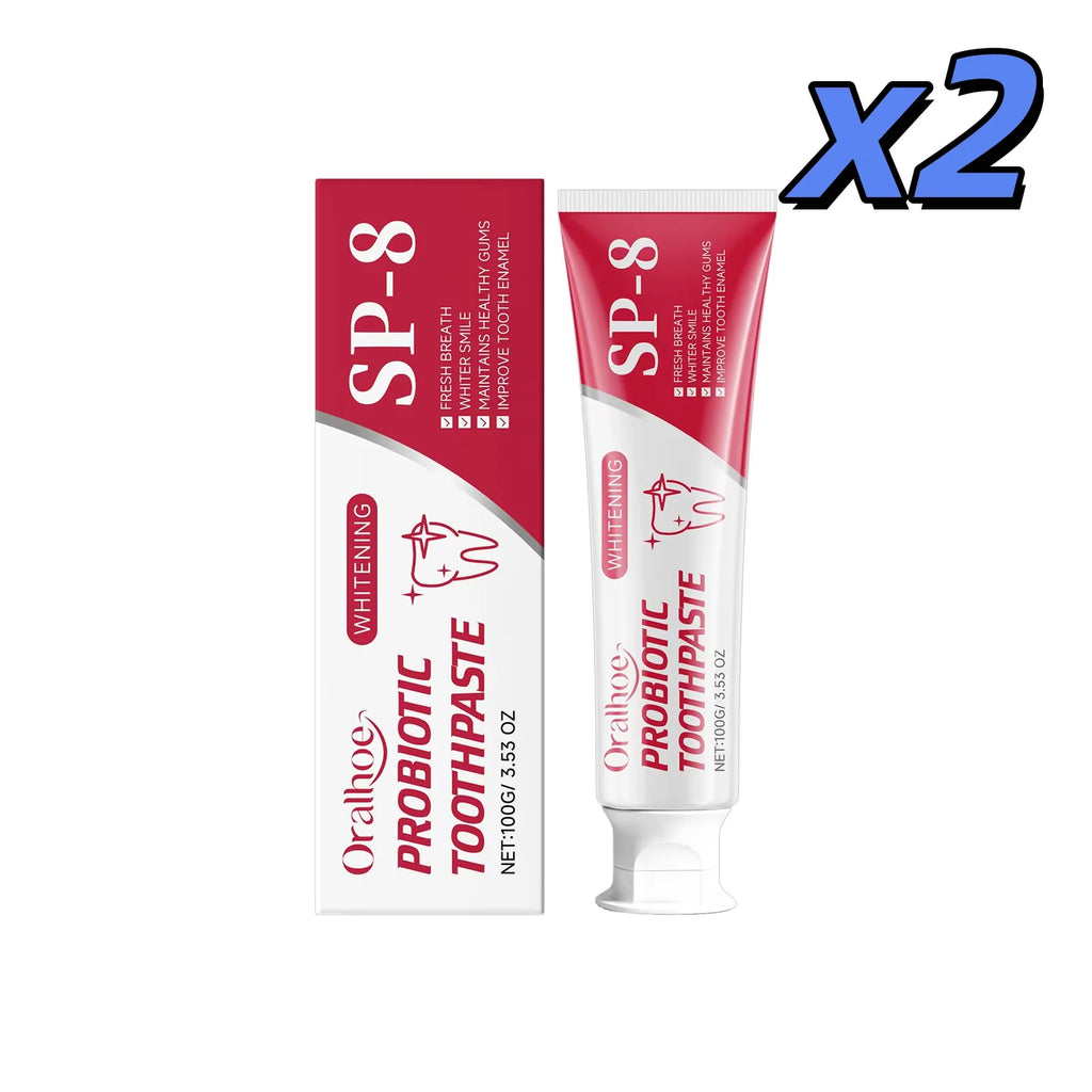 Probiotic Toothpaste Enamel Brightening Gingival Protection Refreshing Breath Teeth Cleaning Sensitive Gums Tooth Repair Paste Oasis Select 100g X 2pcs