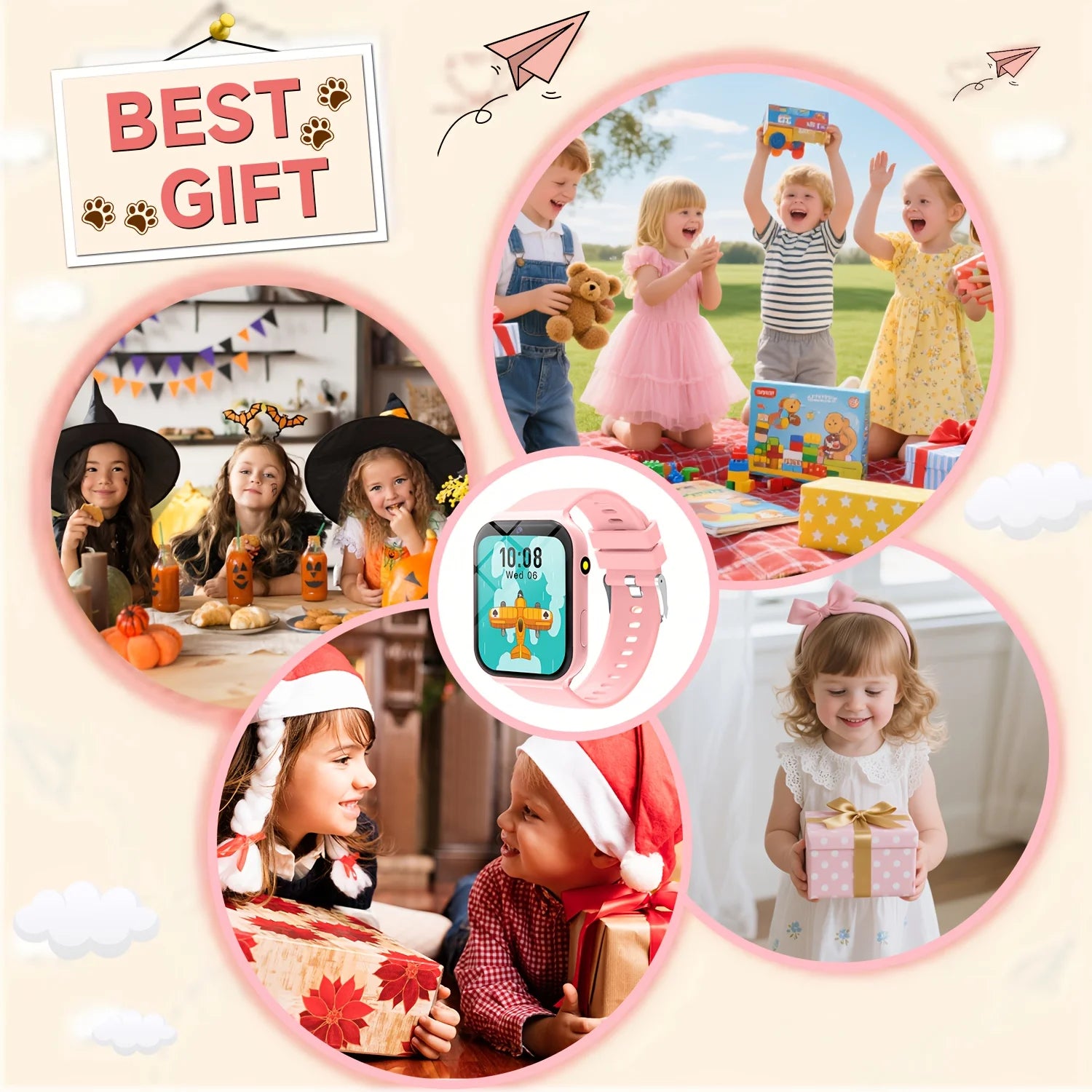 ERUN Kids Smart Watch – 18 Educational Games & Pedometer